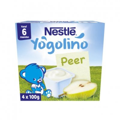 Nestlé Yogolino peer 6+ mnd baby toetje